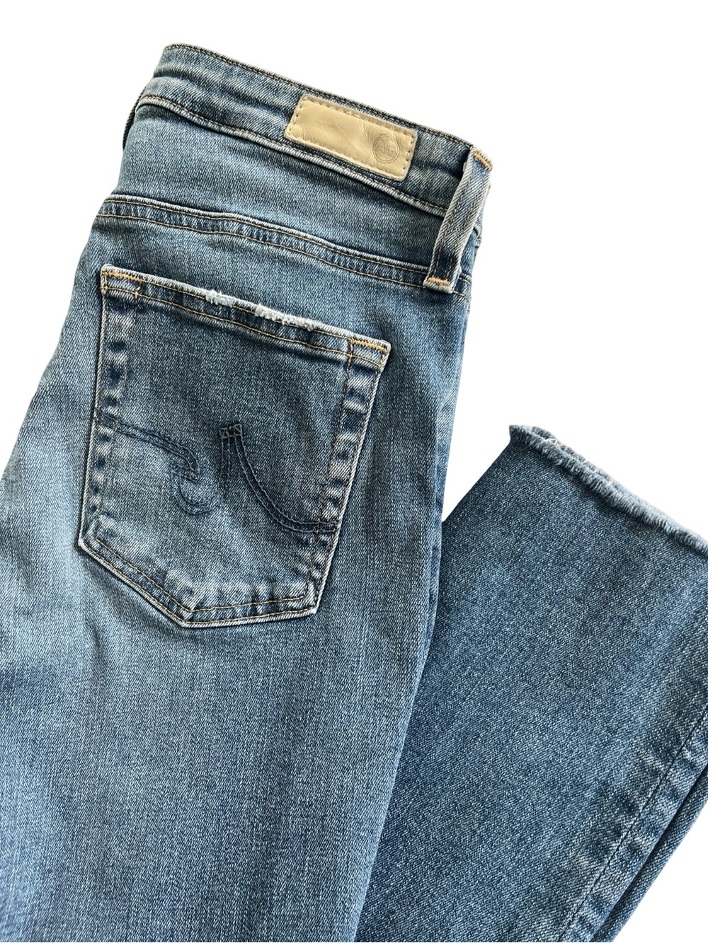 AG Adriano Goldschmied AG-ed Denim Prima Ankle Cigarette Jeans Womens Size 27